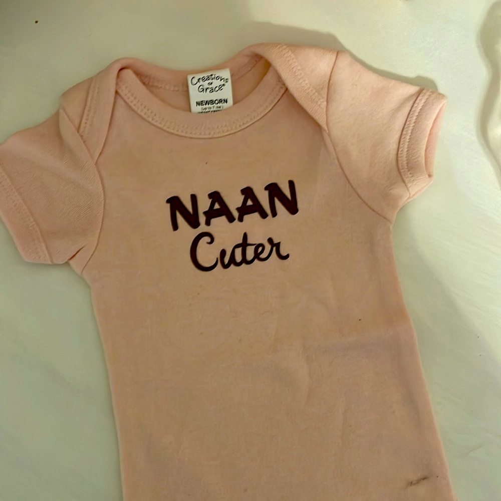 Newborn undershirt Naan Cuter